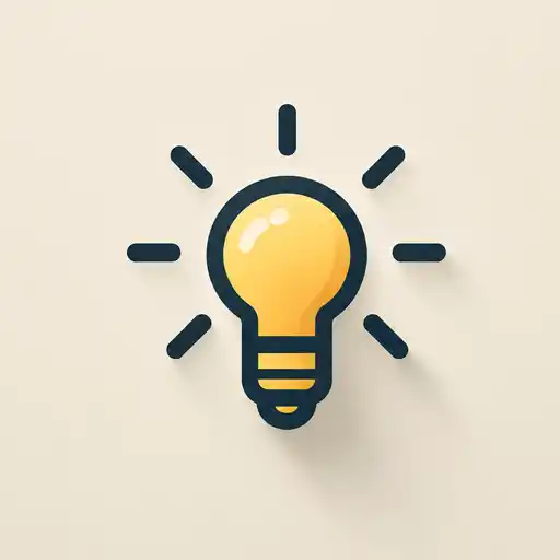 Illustration einer leuchtenden Glühbirne als Symbol für Lernfreude, zündende Aha-Momente und eigenverantwortliches Lernen.
